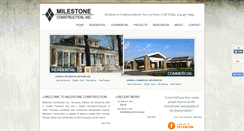 Desktop Screenshot of milestoneconstruction.us
