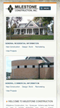 Mobile Screenshot of milestoneconstruction.us